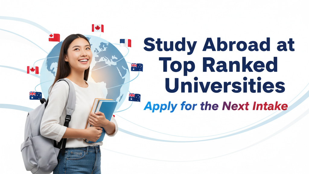 Study Abroad at Top Ranked Universities | Apply for the Next Intake