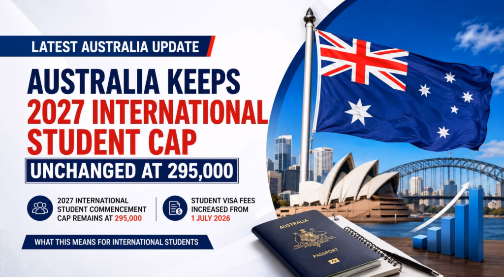 Australia Confirms 2027 International Student Cap at 295,000